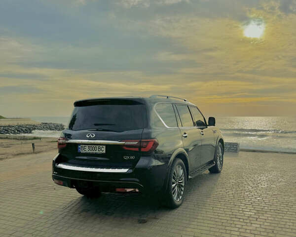 Черный Инфинити QX80, объемом двигателя 5.55 л и пробегом 58 тыс. км за 41000 $, фото 7 на Automoto.ua