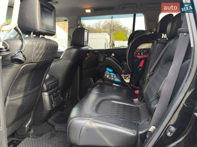 Черный Инфинити QX80, объемом двигателя 5.55 л и пробегом 62 тыс. км за 36800 $, фото 39 на Automoto.ua