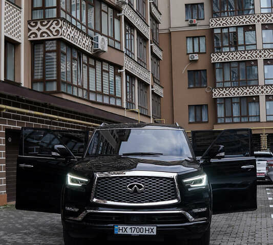 Черный Инфинити QX80, объемом двигателя 5.55 л и пробегом 15 тыс. км за 45000 $, фото 66 на Automoto.ua