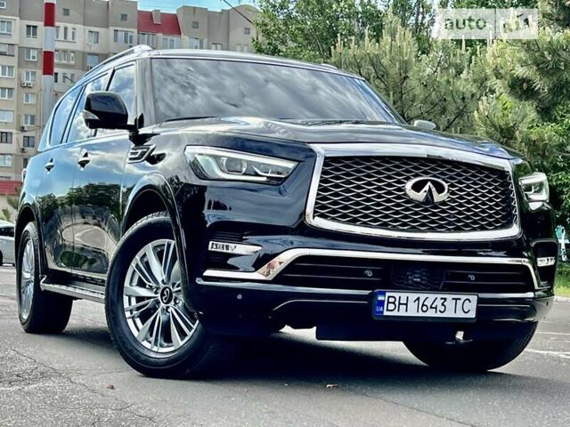 Черный Инфинити QX80, объемом двигателя 5.6 л и пробегом 8 тыс. км за 52900 $, фото 29 на Automoto.ua