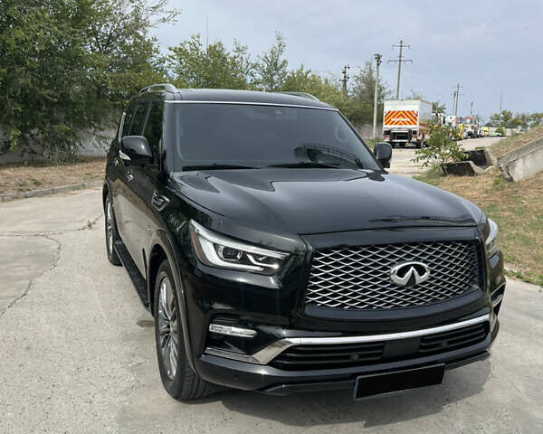 Черный Инфинити QX80, объемом двигателя 5.55 л и пробегом 86 тыс. км за 40000 $, фото 4 на Automoto.ua
