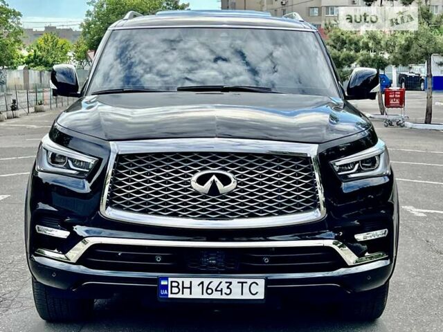 Черный Инфинити QX80, объемом двигателя 5.6 л и пробегом 8 тыс. км за 52900 $, фото 10 на Automoto.ua