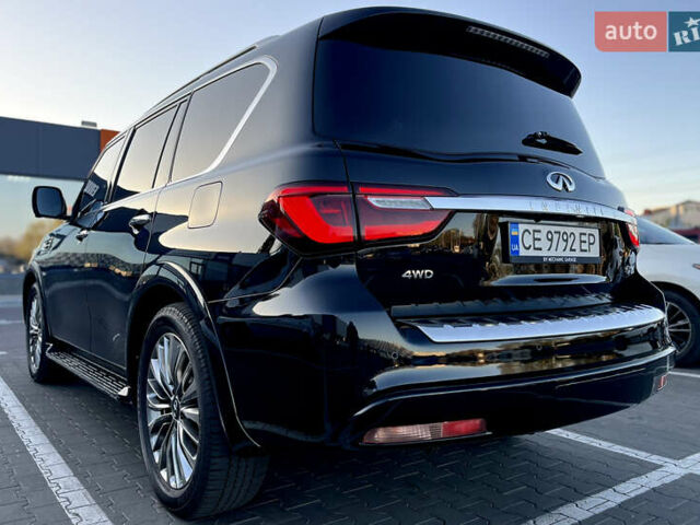 Черный Инфинити QX80, объемом двигателя 5.55 л и пробегом 80 тыс. км за 46500 $, фото 10 на Automoto.ua