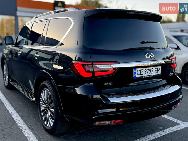 Черный Инфинити QX80, объемом двигателя 5.55 л и пробегом 80 тыс. км за 46500 $, фото 9 на Automoto.ua