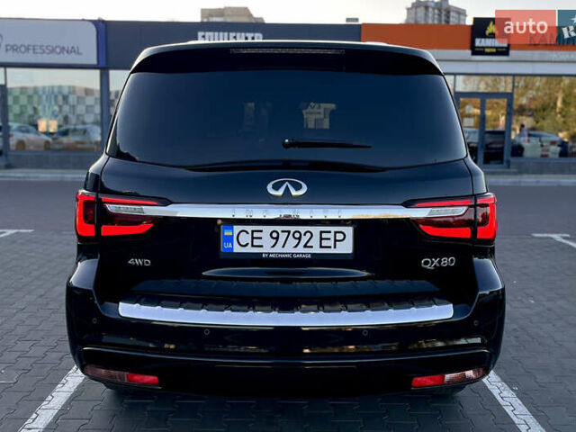 Черный Инфинити QX80, объемом двигателя 5.55 л и пробегом 80 тыс. км за 46500 $, фото 8 на Automoto.ua