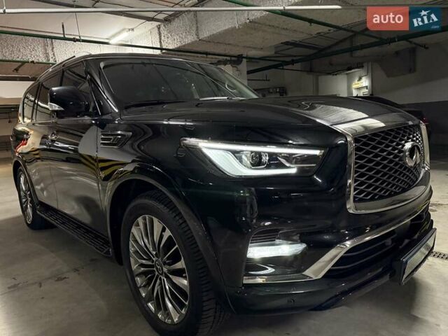 Черный Инфинити QX80, объемом двигателя 5.55 л и пробегом 95 тыс. км за 47500 $, фото 1 на Automoto.ua