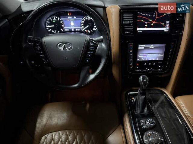 Черный Инфинити QX80, объемом двигателя 5.55 л и пробегом 95 тыс. км за 47500 $, фото 30 на Automoto.ua