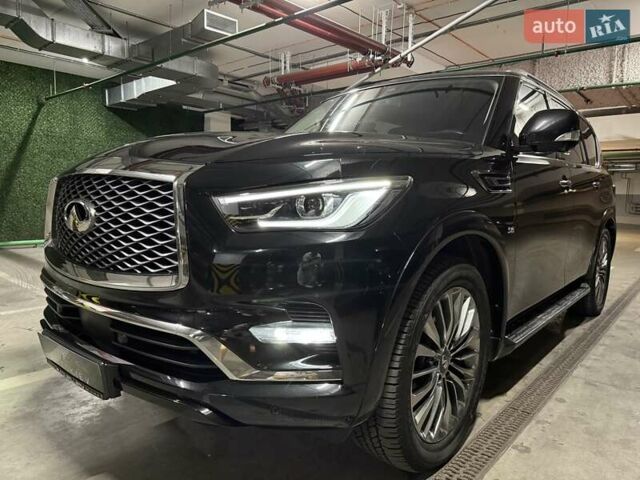 Черный Инфинити QX80, объемом двигателя 5.55 л и пробегом 95 тыс. км за 47500 $, фото 4 на Automoto.ua