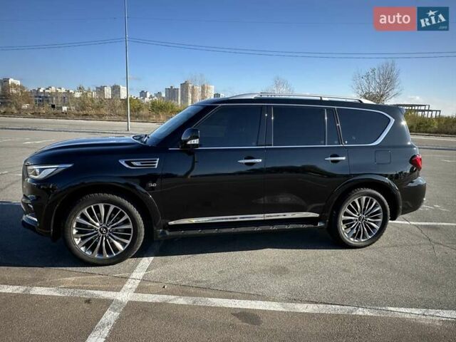 Черный Инфинити QX80, объемом двигателя 5.55 л и пробегом 29 тыс. км за 59900 $, фото 1 на Automoto.ua