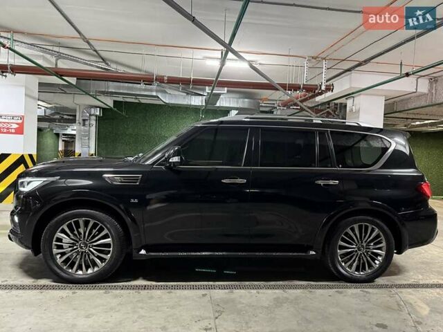 Черный Инфинити QX80, объемом двигателя 5.55 л и пробегом 95 тыс. км за 47500 $, фото 5 на Automoto.ua