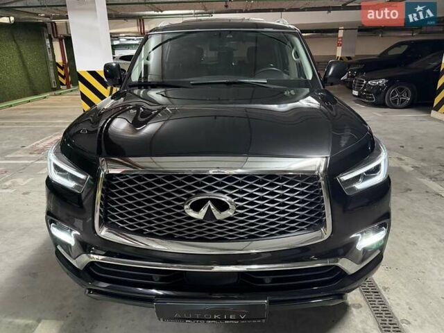 Черный Инфинити QX80, объемом двигателя 5.55 л и пробегом 95 тыс. км за 47500 $, фото 2 на Automoto.ua