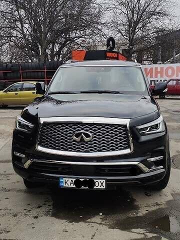 Черный Инфинити QX80, объемом двигателя 5.6 л и пробегом 20 тыс. км за 62000 $, фото 1 на Automoto.ua