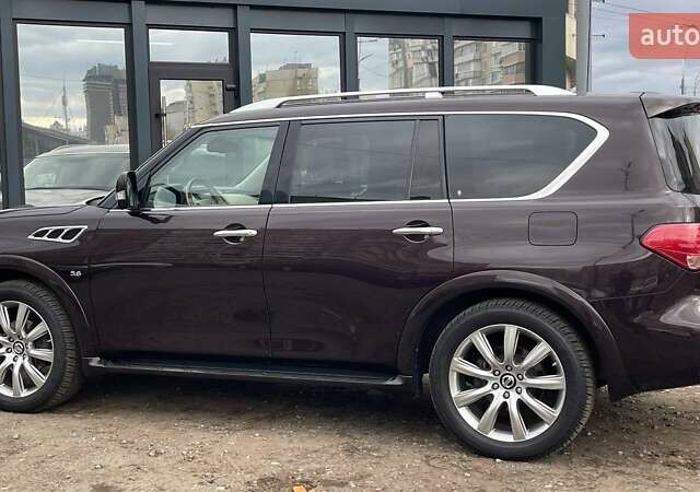 Фиолетовый Инфинити QX80, объемом двигателя 5.55 л и пробегом 201 тыс. км за 23990 $, фото 3 на Automoto.ua