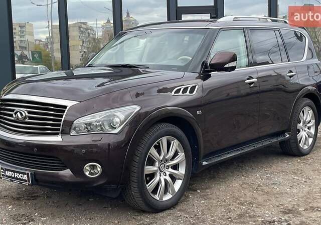 Фиолетовый Инфинити QX80, объемом двигателя 5.55 л и пробегом 201 тыс. км за 23990 $, фото 2 на Automoto.ua