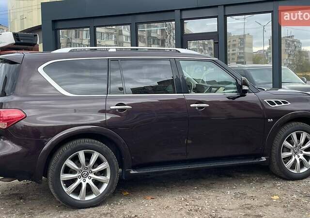 Фиолетовый Инфинити QX80, объемом двигателя 5.55 л и пробегом 201 тыс. км за 23990 $, фото 5 на Automoto.ua