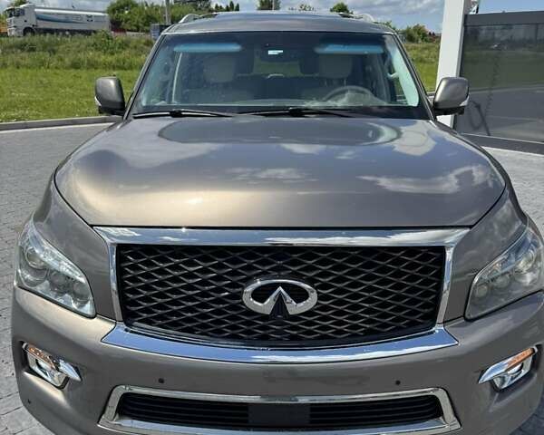 Коричневый Инфинити QX80, объемом двигателя 5.6 л и пробегом 230 тыс. км за 17500 $, фото 1 на Automoto.ua