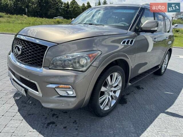 Коричневый Инфинити QX80, объемом двигателя 5.6 л и пробегом 230 тыс. км за 17400 $, фото 5 на Automoto.ua