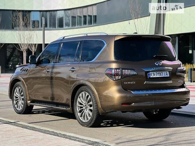 Коричневий Інфініті QX80, об'ємом двигуна 5.6 л та пробігом 81 тис. км за 26999 $, фото 28 на Automoto.ua