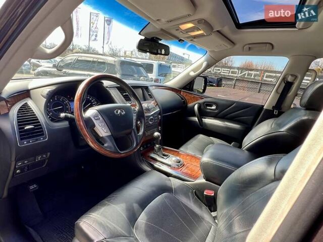 Коричневый Инфинити QX80, объемом двигателя 5.55 л и пробегом 155 тыс. км за 28900 $, фото 23 на Automoto.ua