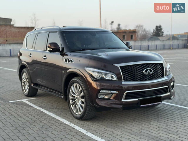 Коричневый Инфинити QX80, объемом двигателя 5.55 л и пробегом 155 тыс. км за 29888 $, фото 3 на Automoto.ua
