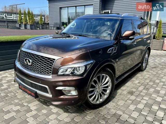 Коричневый Инфинити QX80, объемом двигателя 5.55 л и пробегом 155 тыс. км за 28900 $, фото 5 на Automoto.ua