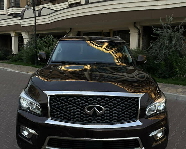 Коричневый Инфинити QX80, объемом двигателя 5.55 л и пробегом 157 тыс. км за 31000 $, фото 2 на Automoto.ua