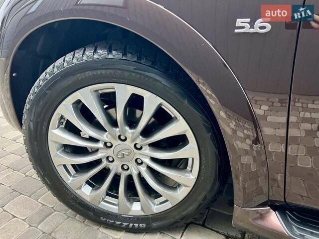 Коричневый Инфинити QX80, объемом двигателя 5.55 л и пробегом 159 тыс. км за 28900 $, фото 90 на Automoto.ua