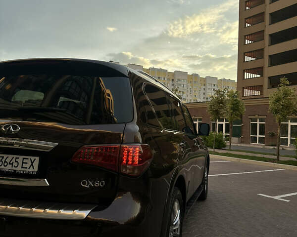 Коричневый Инфинити QX80, объемом двигателя 5.55 л и пробегом 157 тыс. км за 31000 $, фото 7 на Automoto.ua