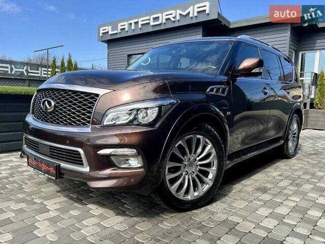 Коричневый Инфинити QX80, объемом двигателя 5.55 л и пробегом 155 тыс. км за 28900 $, фото 4 на Automoto.ua