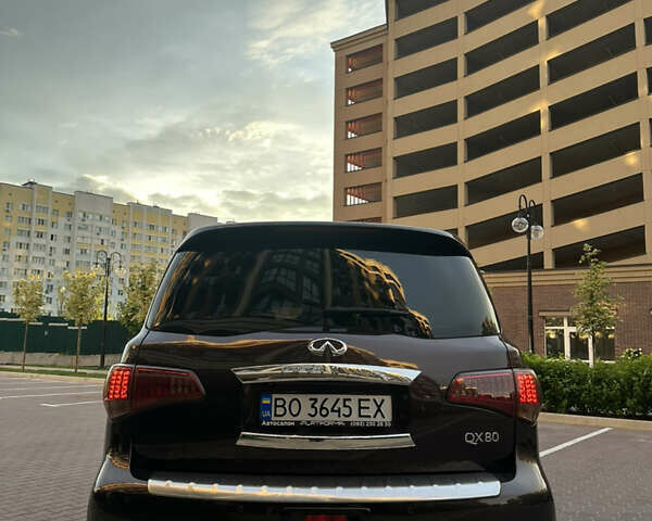Коричневый Инфинити QX80, объемом двигателя 5.55 л и пробегом 157 тыс. км за 31000 $, фото 5 на Automoto.ua