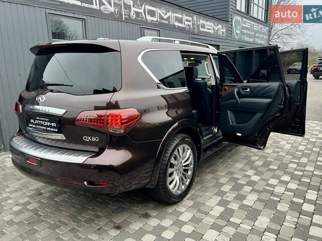 Коричневый Инфинити QX80, объемом двигателя 5.55 л и пробегом 159 тыс. км за 28900 $, фото 100 на Automoto.ua