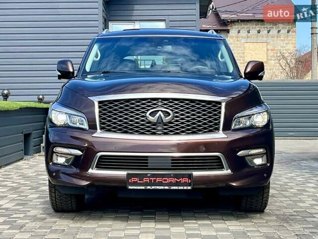 Коричневый Инфинити QX80, объемом двигателя 5.55 л и пробегом 155 тыс. км за 28900 $, фото 1 на Automoto.ua