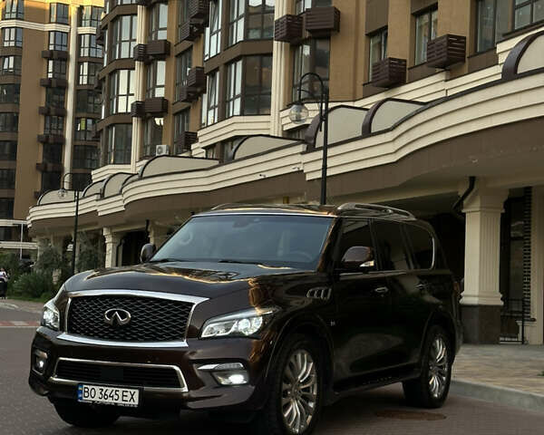 Коричневый Инфинити QX80, объемом двигателя 5.55 л и пробегом 157 тыс. км за 31000 $, фото 1 на Automoto.ua