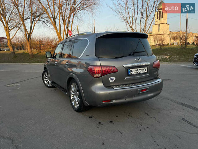 Сірий Інфініті QX80, об'ємом двигуна 5.6 л та пробігом 230 тис. км за 17999 $, фото 5 на Automoto.ua