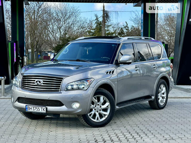 Серый Инфинити QX80, объемом двигателя 5.55 л и пробегом 162 тыс. км за 19999 $, фото 3 на Automoto.ua