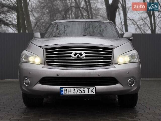 Серый Инфинити QX80, объемом двигателя 5.55 л и пробегом 183 тыс. км за 20500 $, фото 2 на Automoto.ua