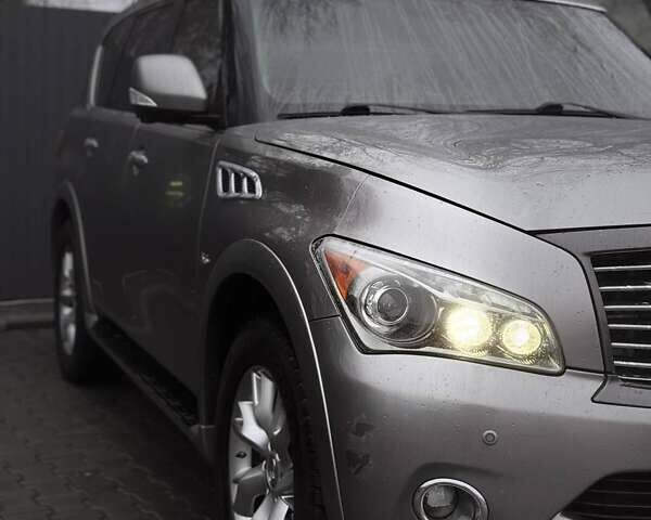 Серый Инфинити QX80, объемом двигателя 5.55 л и пробегом 183 тыс. км за 20500 $, фото 1 на Automoto.ua
