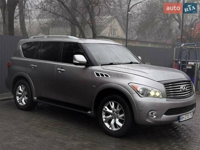 Серый Инфинити QX80, объемом двигателя 5.55 л и пробегом 183 тыс. км за 20500 $, фото 4 на Automoto.ua