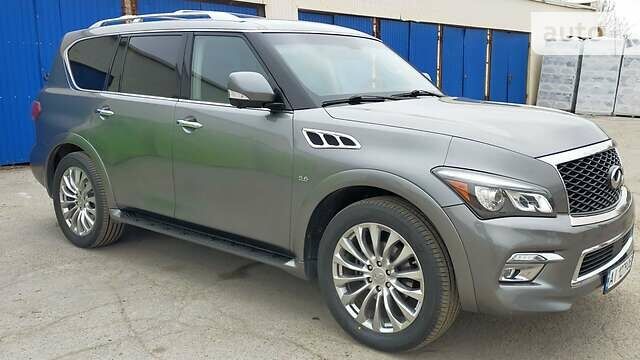 Сірий Інфініті QX80, об'ємом двигуна 5.6 л та пробігом 207 тис. км за 26500 $, фото 3 на Automoto.ua