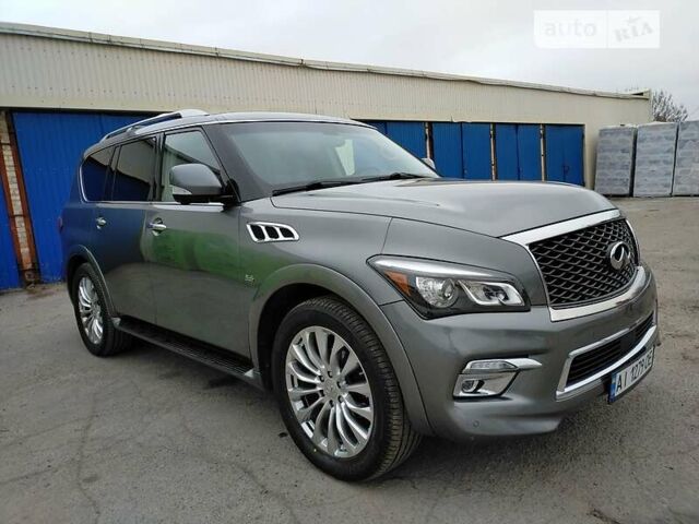 Сірий Інфініті QX80, об'ємом двигуна 5.6 л та пробігом 207 тис. км за 26500 $, фото 8 на Automoto.ua