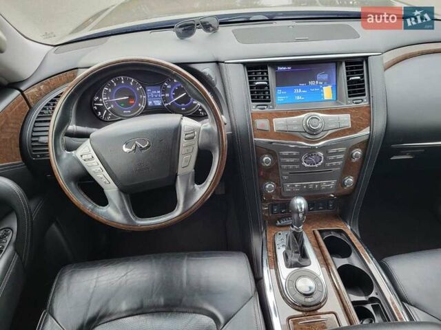 Серый Инфинити QX80, объемом двигателя 5.55 л и пробегом 112 тыс. км за 25500 $, фото 10 на Automoto.ua