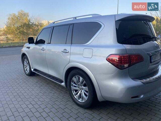 Серый Инфинити QX80, объемом двигателя 5.55 л и пробегом 112 тыс. км за 21000 $, фото 2 на Automoto.ua