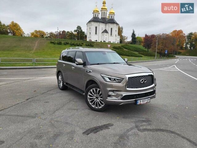 Серый Инфинити QX80, объемом двигателя 5.55 л и пробегом 112 тыс. км за 25500 $, фото 5 на Automoto.ua