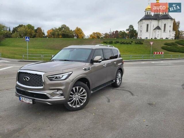 Серый Инфинити QX80, объемом двигателя 5.55 л и пробегом 112 тыс. км за 25500 $, фото 4 на Automoto.ua