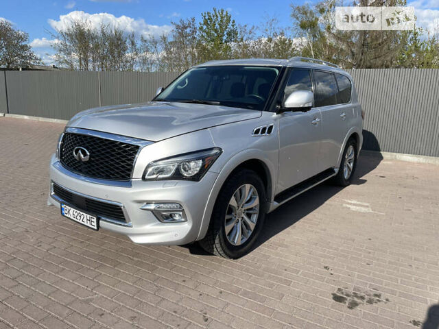 Серый Инфинити QX80, объемом двигателя 5.55 л и пробегом 93 тыс. км за 33000 $, фото 2 на Automoto.ua