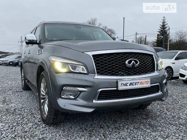 Сірий Інфініті QX80, об'ємом двигуна 5.6 л та пробігом 65 тис. км за 36999 $, фото 7 на Automoto.ua