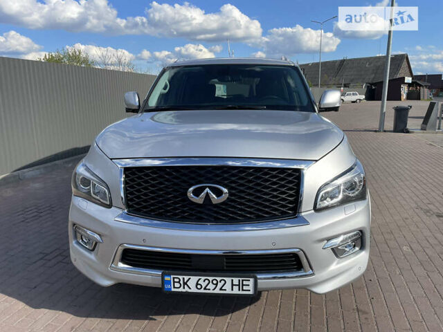 Серый Инфинити QX80, объемом двигателя 5.55 л и пробегом 93 тыс. км за 33000 $, фото 1 на Automoto.ua