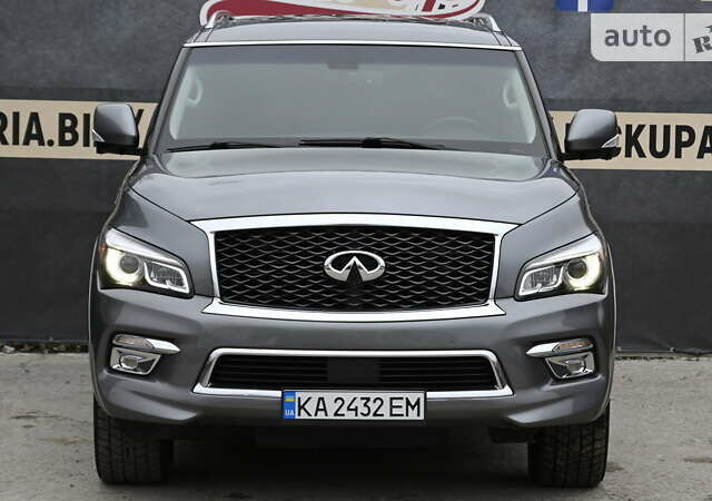 Серый Инфинити QX80, объемом двигателя 5.55 л и пробегом 149 тыс. км за 34000 $, фото 4 на Automoto.ua