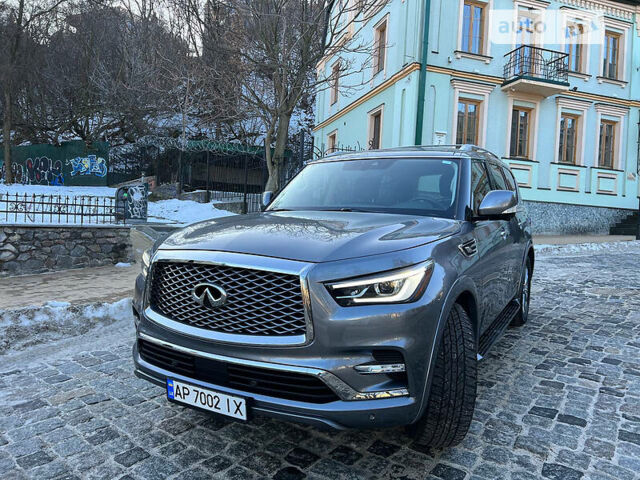 Серый Инфинити QX80, объемом двигателя 5.6 л и пробегом 74 тыс. км за 49000 $, фото 20 на Automoto.ua