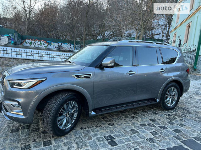 Серый Инфинити QX80, объемом двигателя 5.6 л и пробегом 74 тыс. км за 49000 $, фото 21 на Automoto.ua